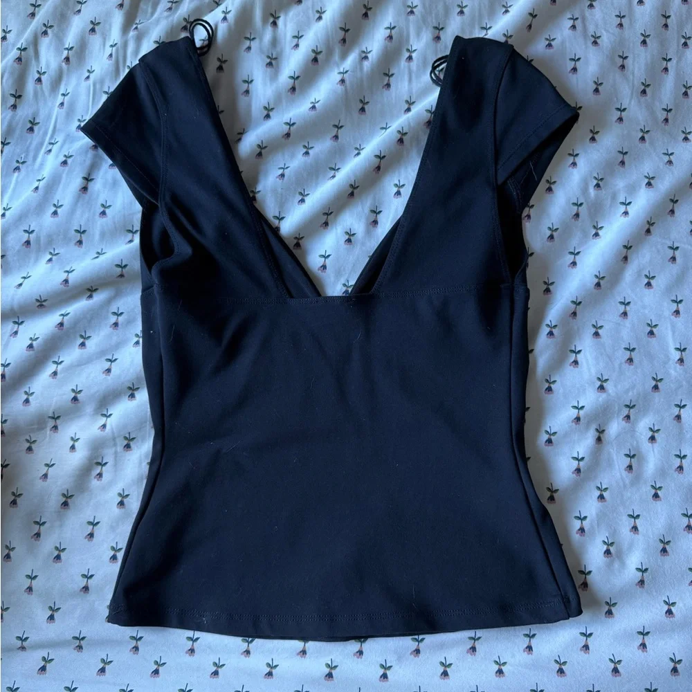 Free people duo corset plunge cami